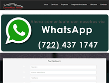 Tablet Screenshot of convertiblesmexico.com